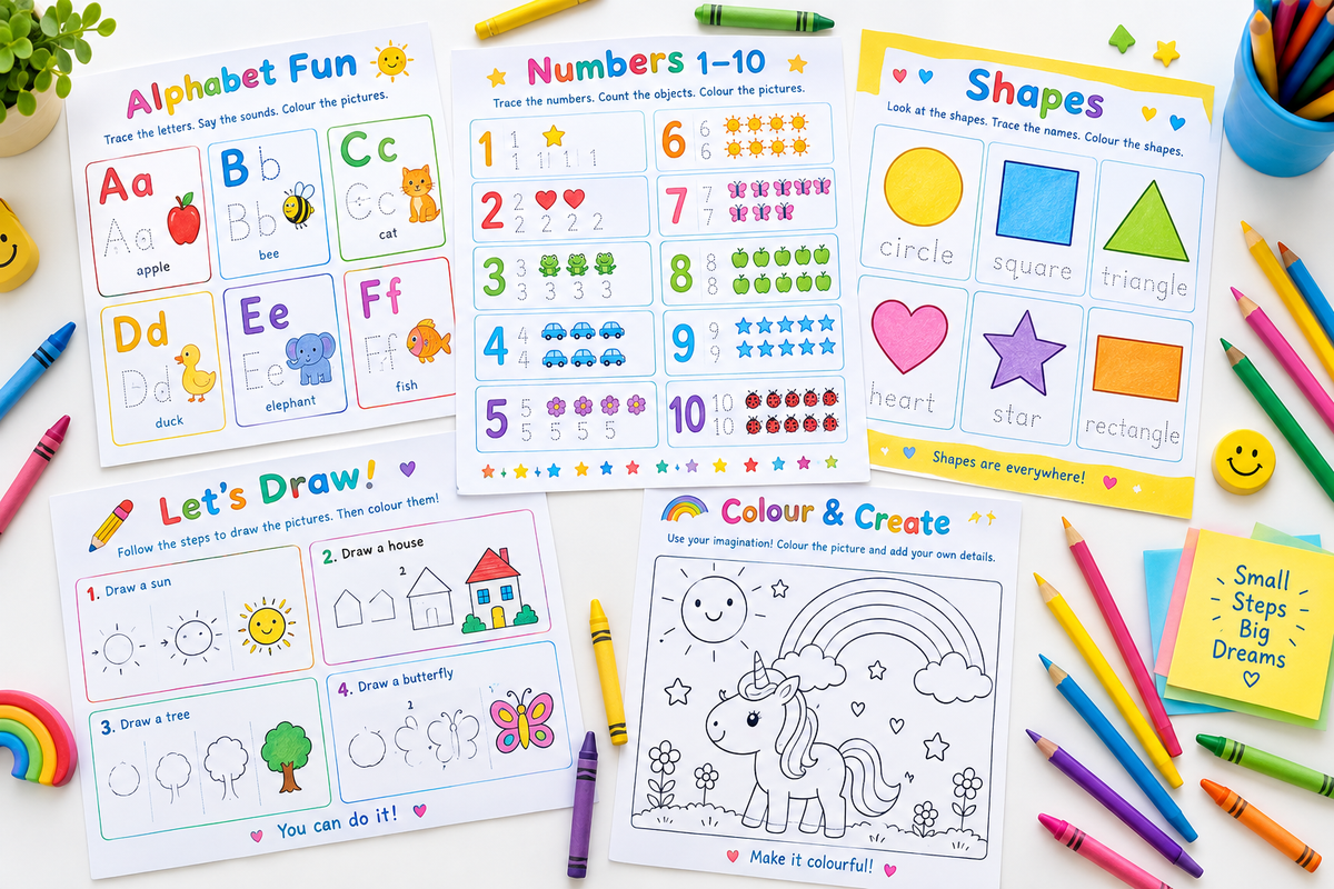 Kids Worksheets Collection